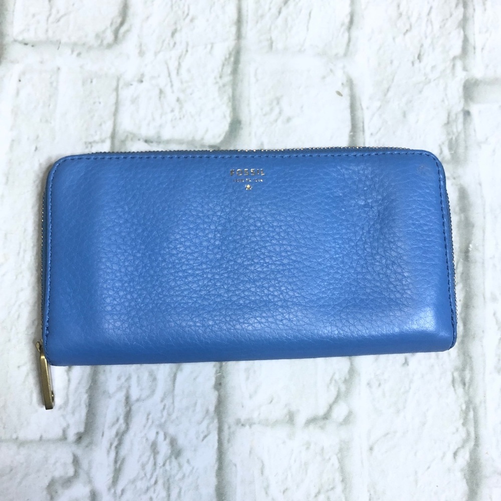 Fossil large leather wallet
